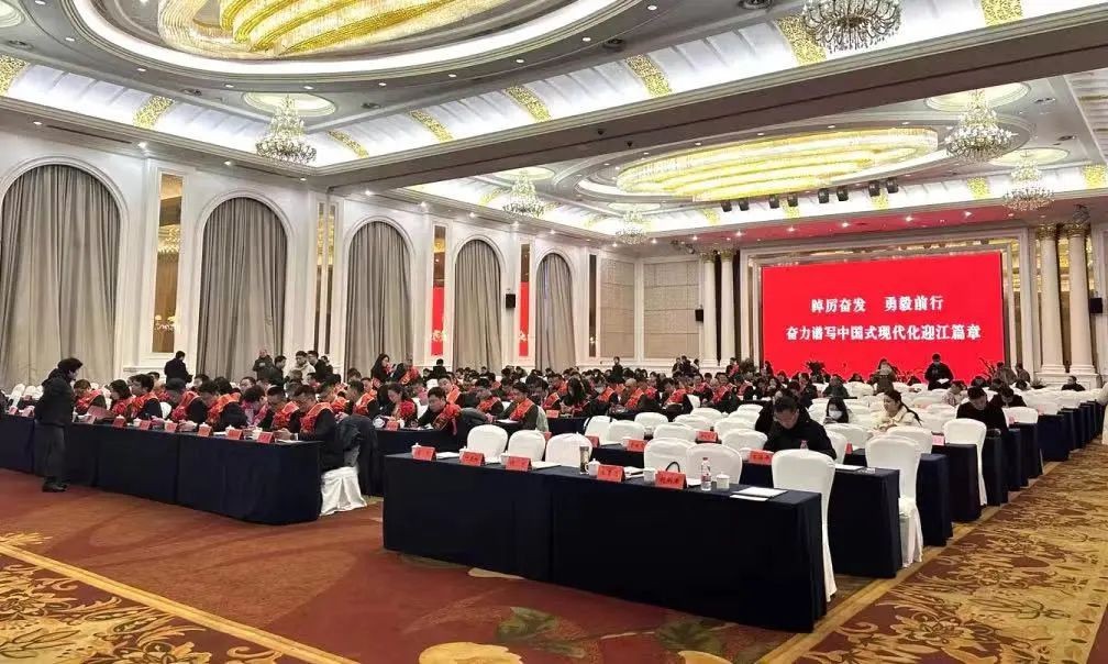 2024年迎江区高质量发展大会”庆联食品受邀参加,并荣获“迎江区2023年度领军企业”