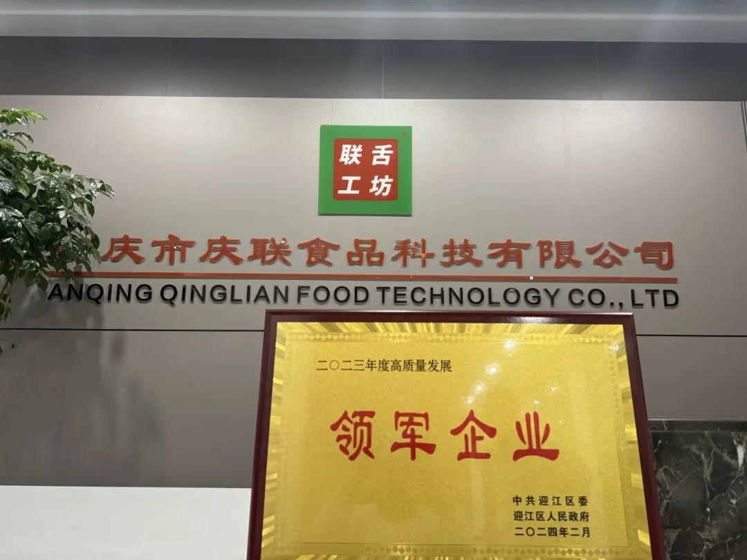 2024年迎江区高质量发展大会”庆联食品受邀参加,并荣获“迎江区2023年度领军企业”