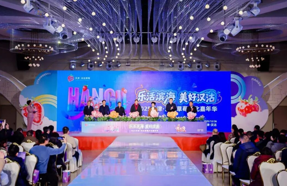 以草莓为媒 打造消费新地标 2025天津·汉沽草莓文化嘉年华正式启动！